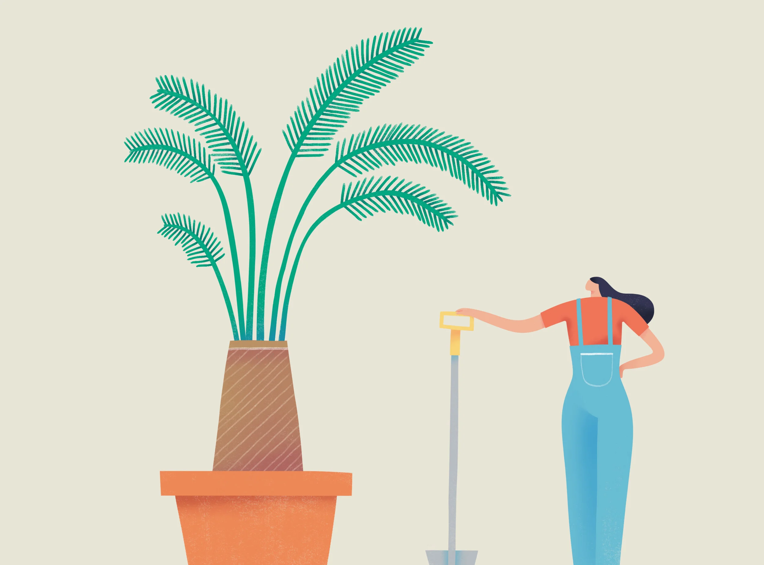 Colorful botanical illustration